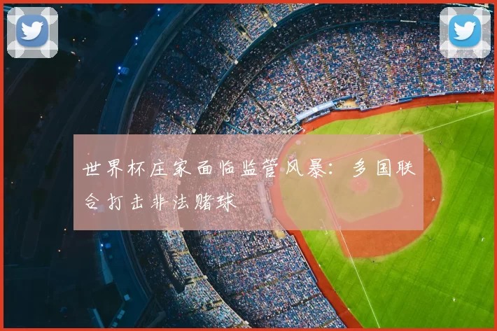 世界杯庄家面临监管风暴：多国联合打击非法赌球