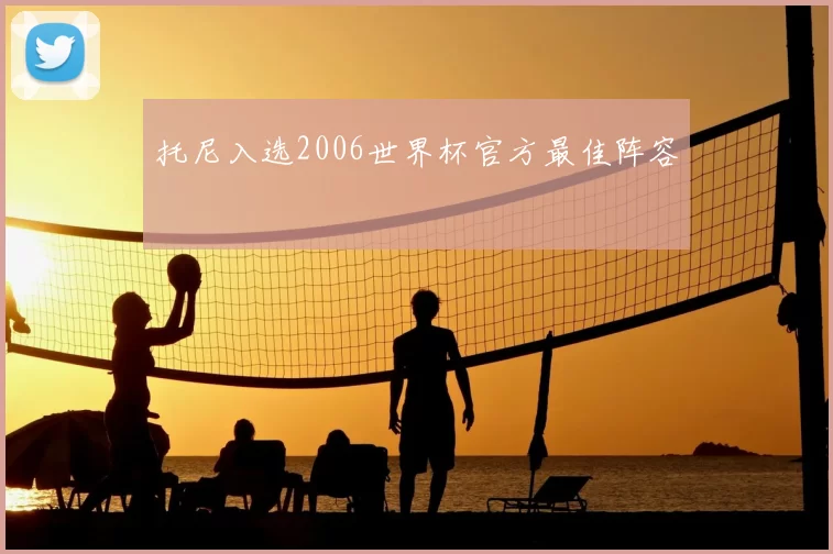 托尼入选2006世界杯官方最佳阵容